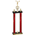Double Red Glacier Second Place Cheerleading Trophy