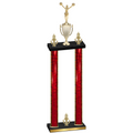 Double Red Glacier Victory Cheerleading Trophy