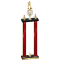 Double Red Glacier Fourth Place Hockey Trophy