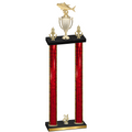 Double Red Glacier Year Fishing Trophy