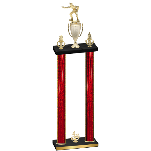 Double Red Glacier Fourth Place Shooter Trophy