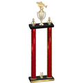 Double Red Glacier Year Fishing Trophy