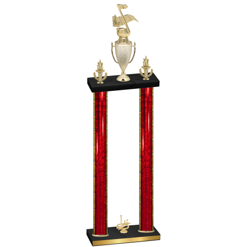 Double Red Glacier First Place Music Trophy