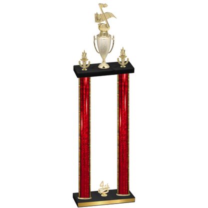 Double Red Glacier Fourth Place Music Trophy