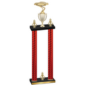 Double Red Carbon Fiber Victory Cars Trophy