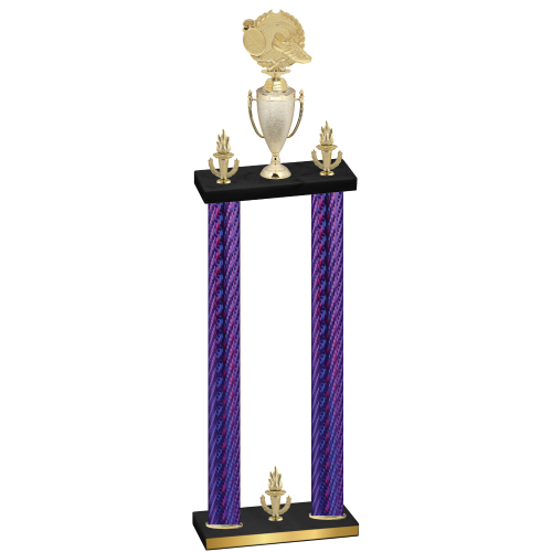 Double Purple Carbon Fiber Victory Running Trophy