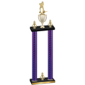 Double Purple Carbon Fiber Victory Hockey Trophy
