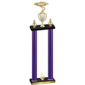 Double Purple Carbon Fiber Second Place Cars Trophy