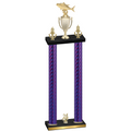Double Purple Carbon Fiber Year Fishing Trophy