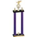 Double Purple Carbon Fiber Year Fishing Trophy