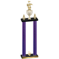Double Purple Carbon Fiber Third Place Music Trophy