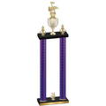 Double Purple Carbon Fiber Year Music Trophy