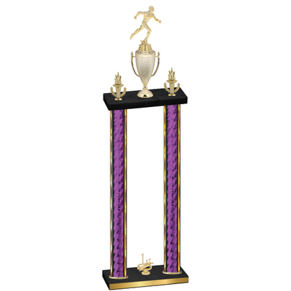 Double Purple Glacier First Place Running Trophy