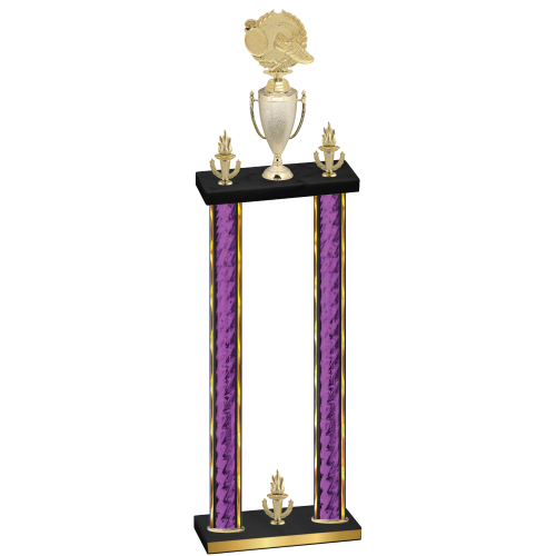 Double Purple Glacier Victory Running Trophy