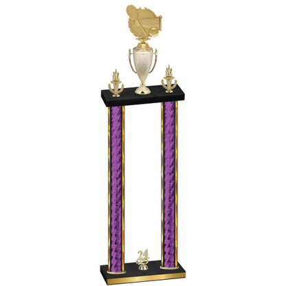 Double Purple Glacier Year Tennis Trophy