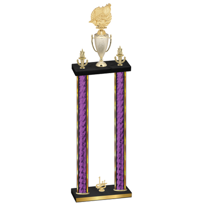 Double Purple Glacier First Place Swimming Trophy