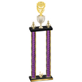 Double Purple Glacier Second Place Pickleball Trophy