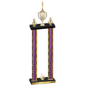 Double Purple Glacier Third Place Chess Trophy
