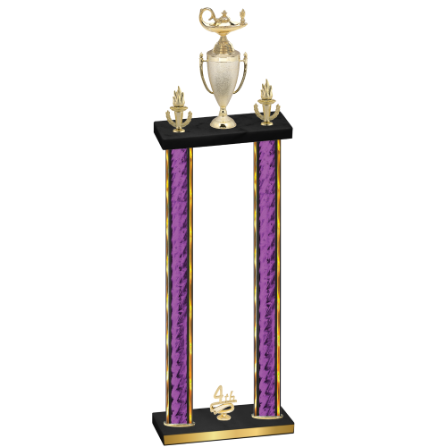 Double Purple Glacier Fourth Place Academics Trophy