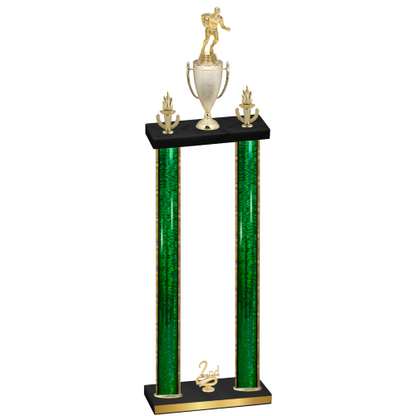 Double Green Glacier Second Place Rugby Trophy