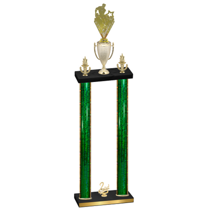 Double Green Glacier Second Place Rugby Trophy