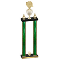 Double Green Glacier Fourth Place Running Trophy