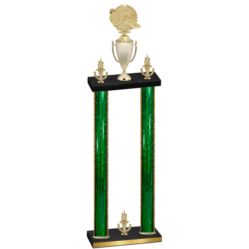 Double Green Glacier Victory Running Trophy