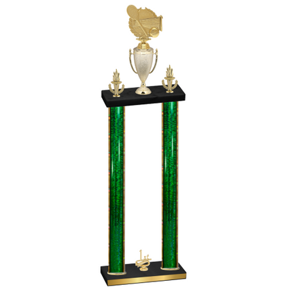 Double Green Glacier First Place Tennis Trophy