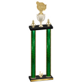 Double Green Glacier Third Place Tennis Trophy