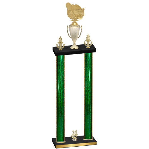 Double Green Glacier Year Tennis Trophy
