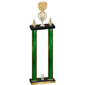 Double Green Glacier Year Cheerleading Trophy