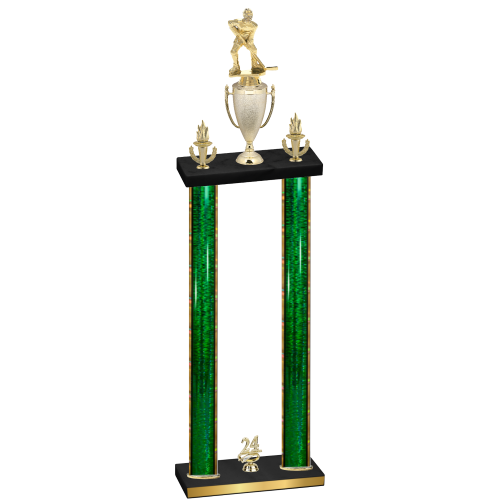 Double Green Glacier Year Hockey Trophy