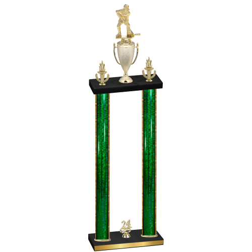 Double Green Glacier Year Hockey Trophy