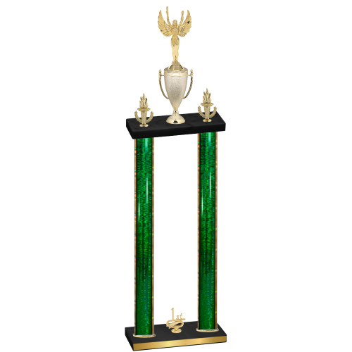 Double Green Glacier First Place Victory Trophy