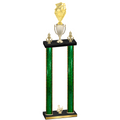 Double Green Glacier Third Place Pickleball Trophy