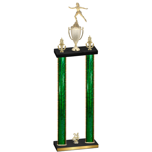 Double Green Glacier Year Skater Trophy