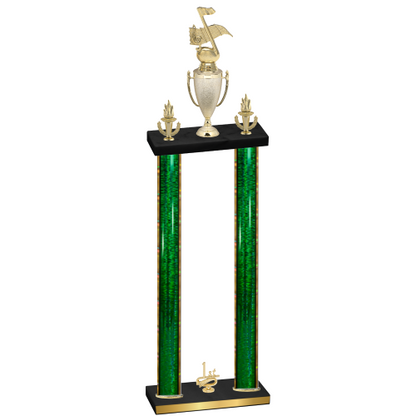 Double Green Glacier First Place Music Trophy