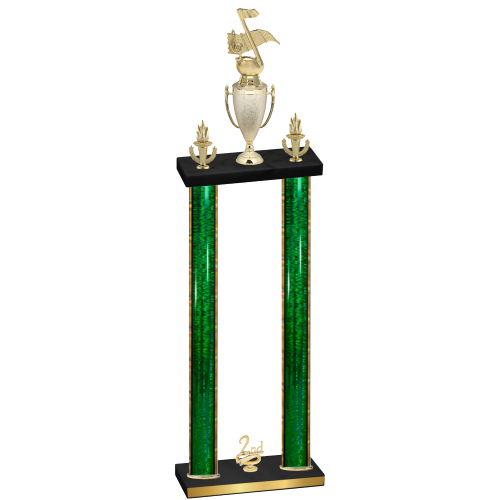Double Green Glacier Second Place Music Trophy