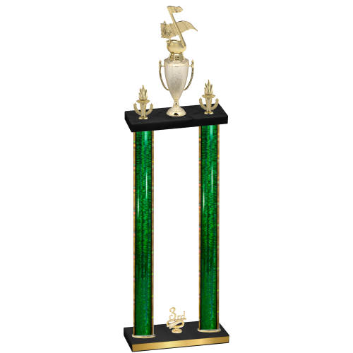 Double Green Glacier Third Place Music Trophy