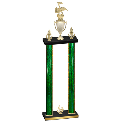 Double Green Glacier Fourth Place Music Trophy