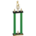 Double Green Carbon Fiber Victory Hockey Trophy