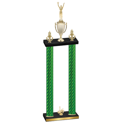 Double Green Carbon Fiber First Place Victory Trophy