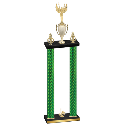 Double Green Carbon Fiber First Place Victory Trophy