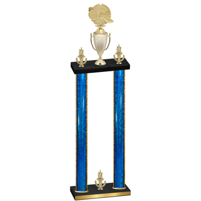 Double Blue Glacier Victory Running Trophy