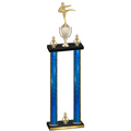 Double Blue Glacier Victory Karate Trophy