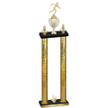Double Gold Glacier Fourth Place Running Trophy
