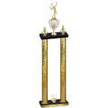 Double Gold Glacier Second Place Tennis Trophy