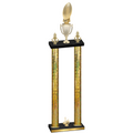 Double Gold Glacier First Place Football Trophy