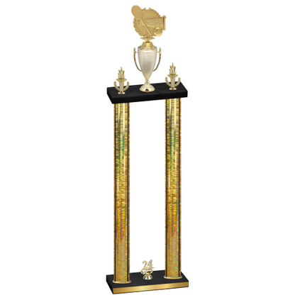 Double Gold Glacier Year Tennis Trophy