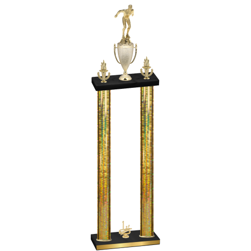 Double Gold Glacier First Place Swimming Trophy